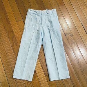 Seersucker Summer Pants by T. F. Laurence Boy Size 4 Blue Embroidered  Golf Club